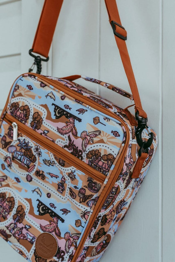 mini cooler bag pink