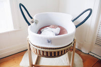 Thumbnail for white moses basket liner