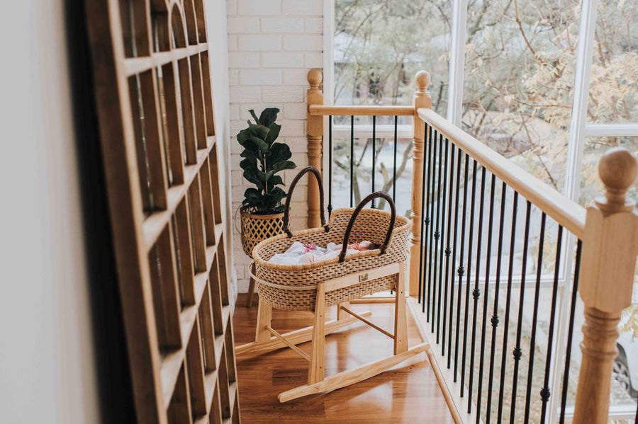 Moses Basket With Stand Australia