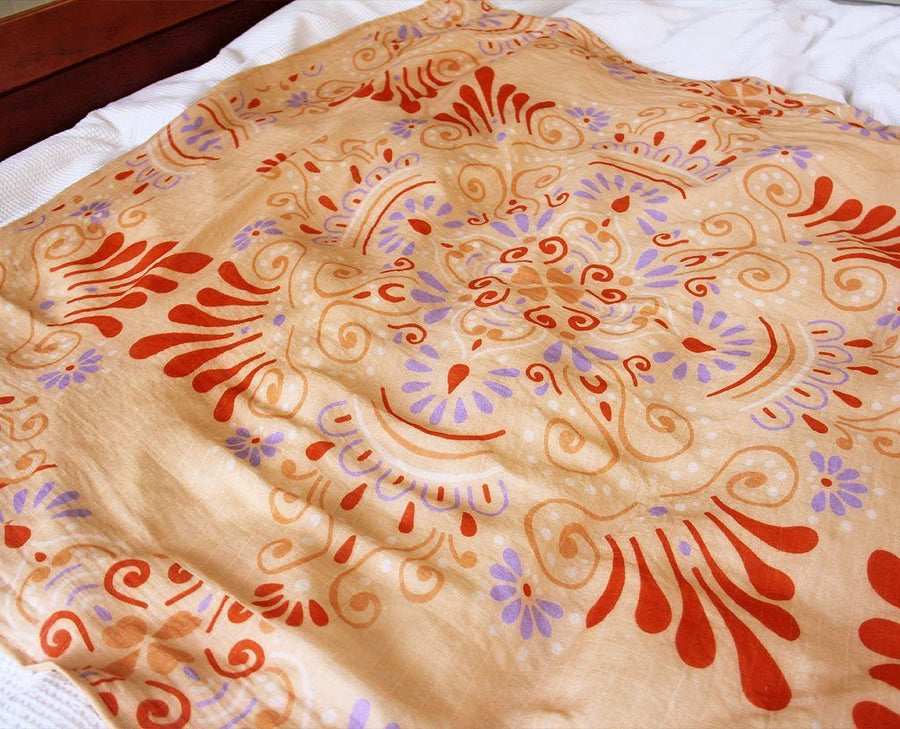 muslin blanket wrap