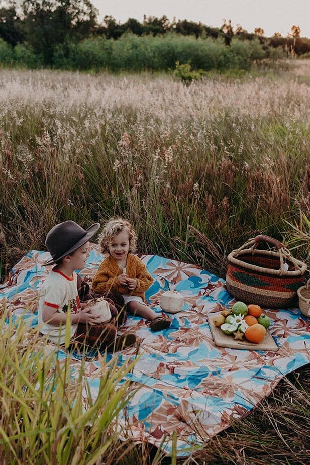 picnic mat on grass