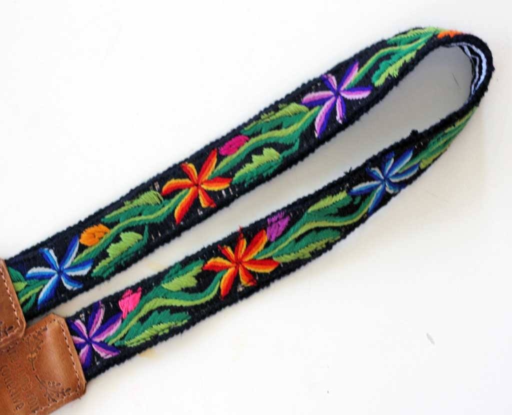 Guatemalan Embroidered Huipil Camera Strap