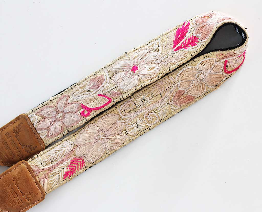 Guatemalan Embroidered Huipil Camera Strap