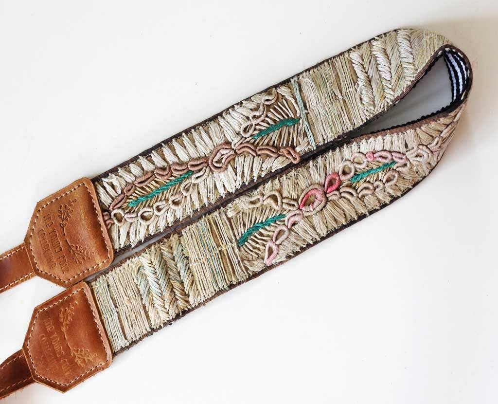 Guatemalan Embroidered Huipil Camera Strap