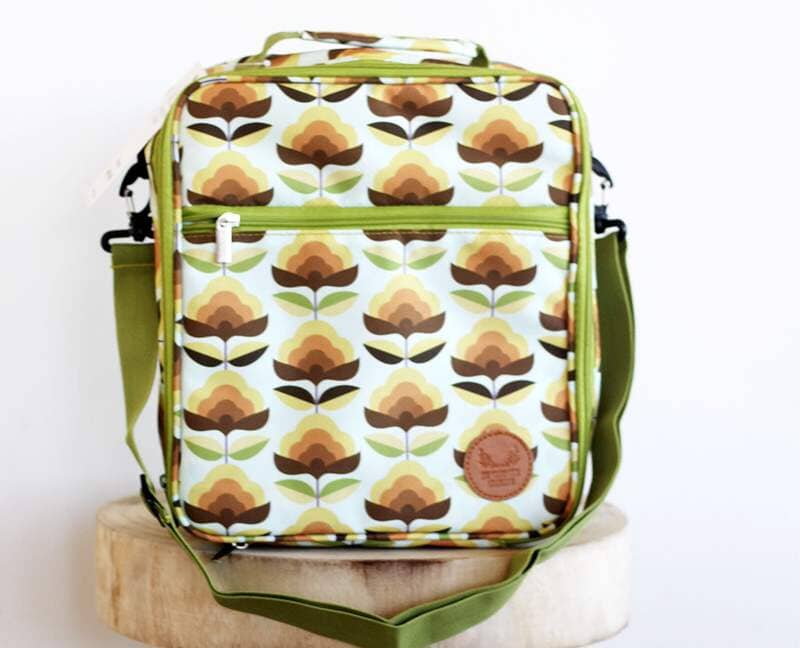 green adult lunch bag