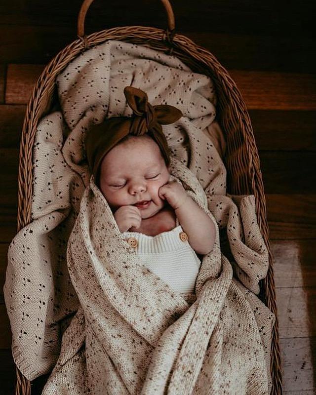 Baby Changing Basket - ‘Heirloom’ (Mattress Included)