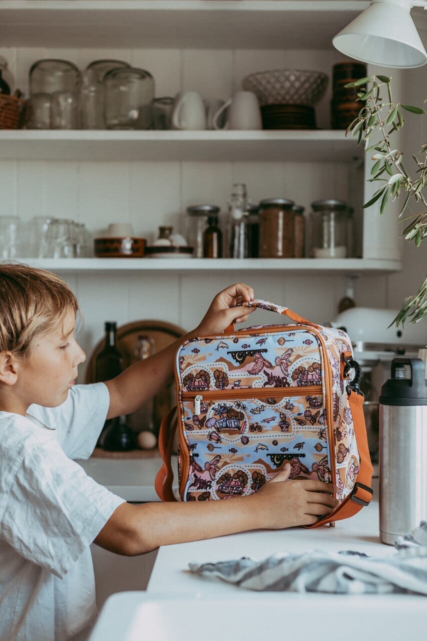 large kids insulated lunch bag