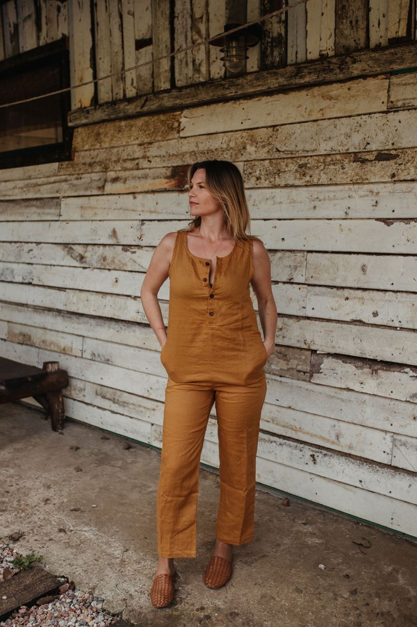 linen jumpsuit australia