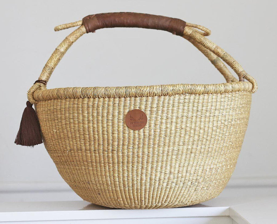 ‘Oak’ Market Basket (Buddha / 41cm)