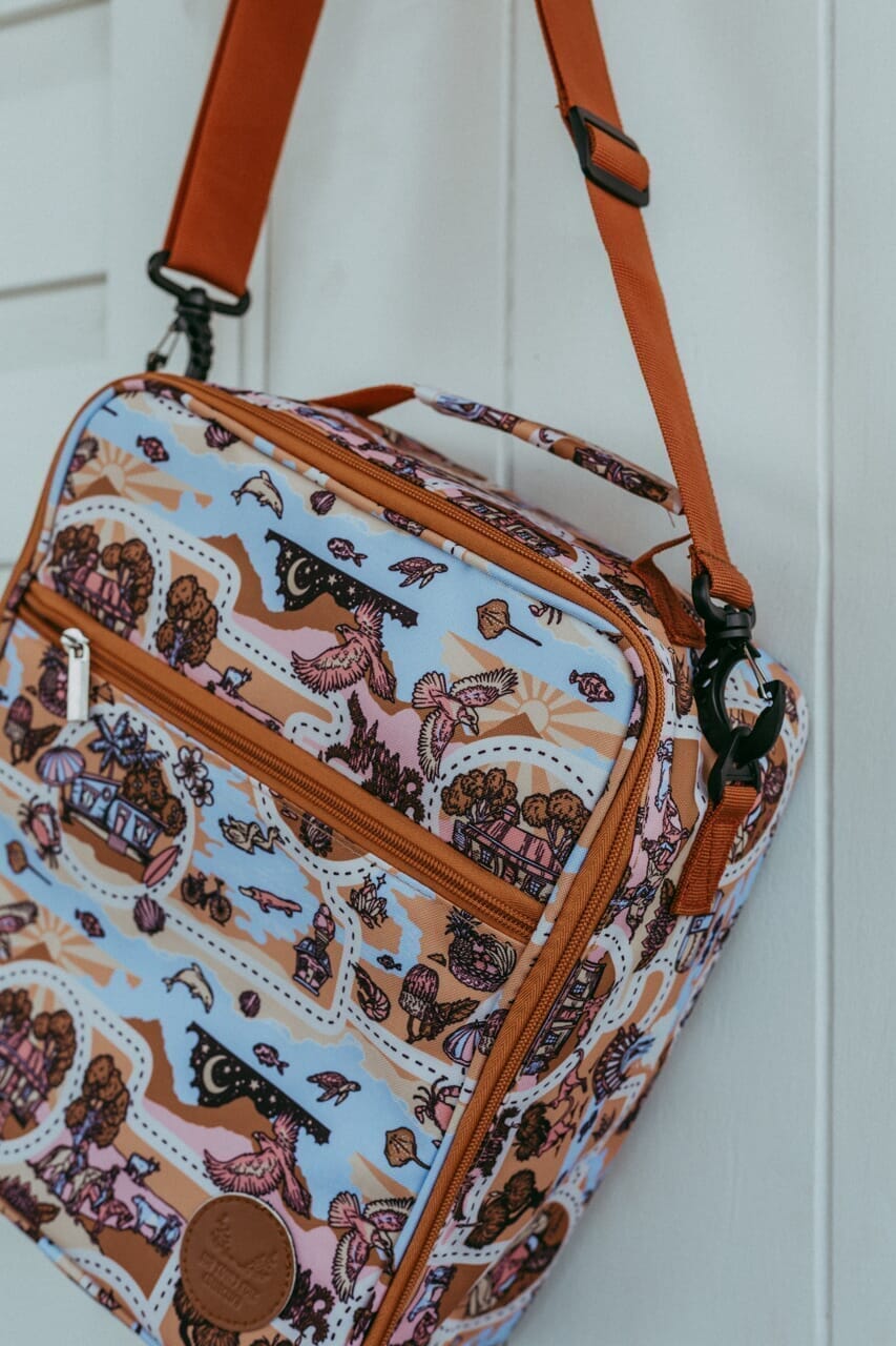 mini cooler bag pink