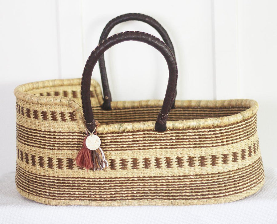 'Desert Trail' Moses Basket  - (mattress included)