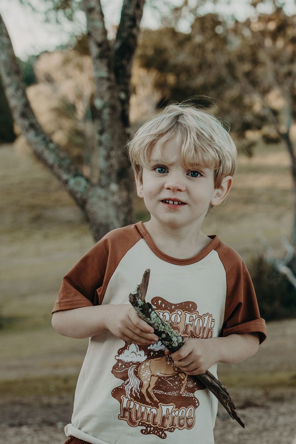 'Young Folk Run Free' Signature Tee // Children's