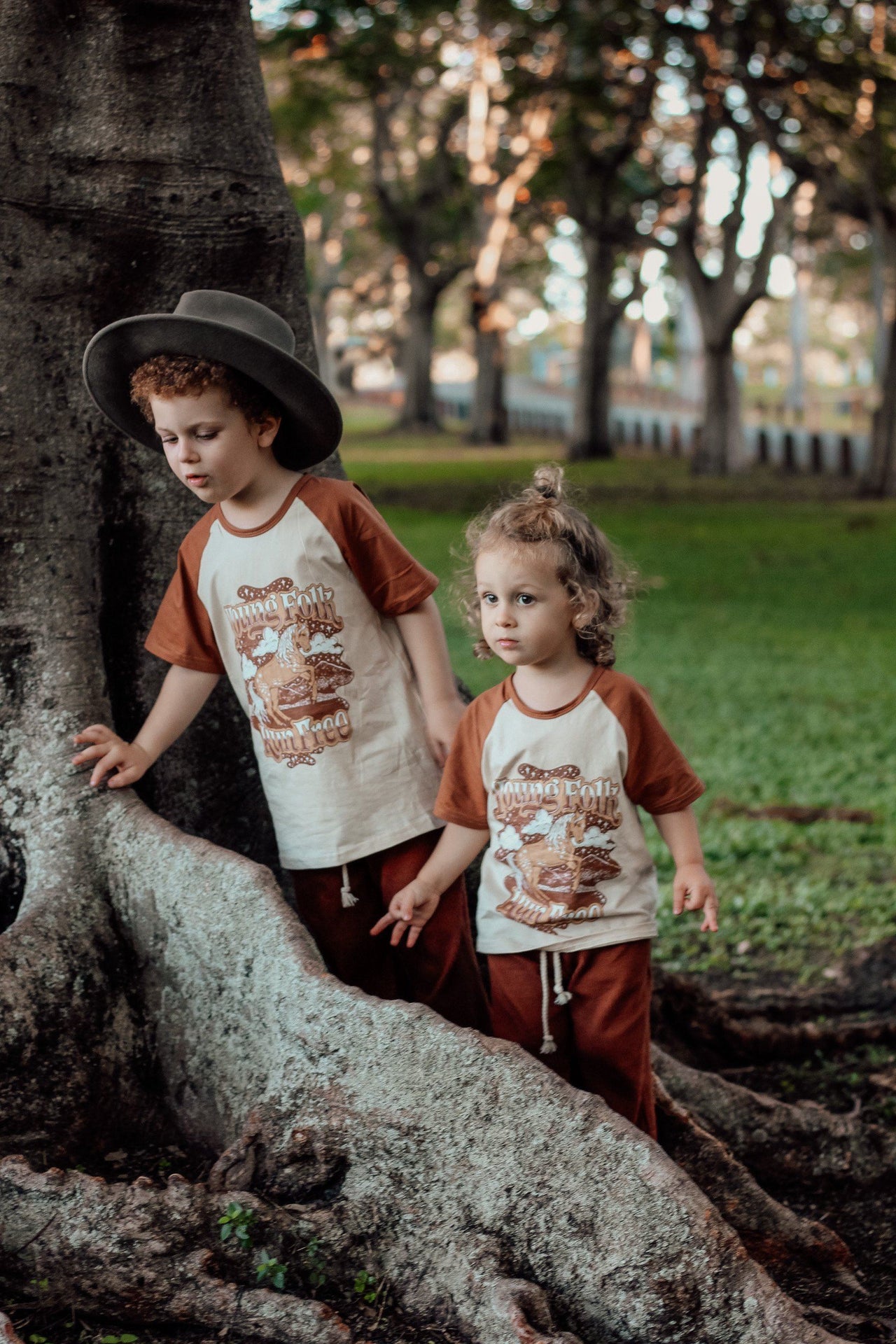 'Young Folk Run Free' Signature Tee // Children's