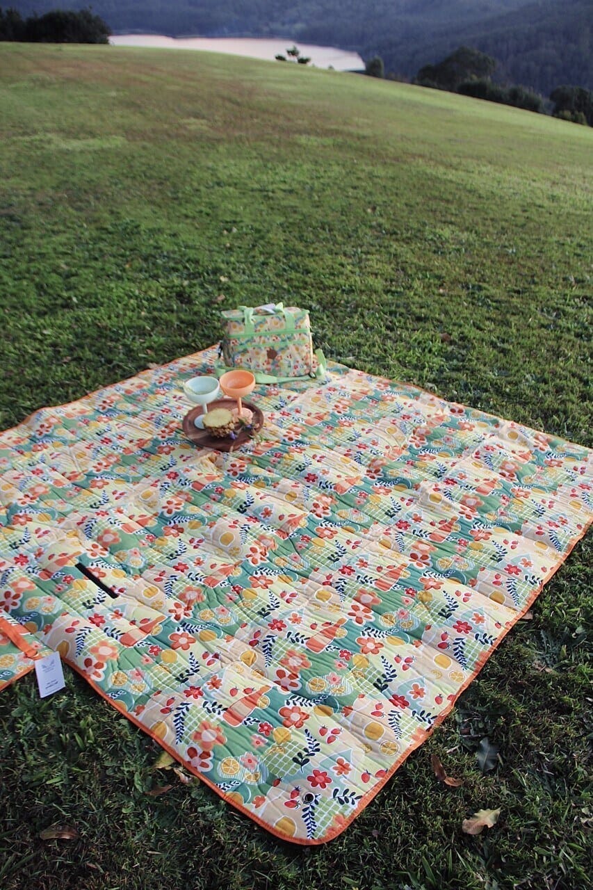 Custom Picnic Rug Large Picnic Rug | Gloria - The Young Folk Collective