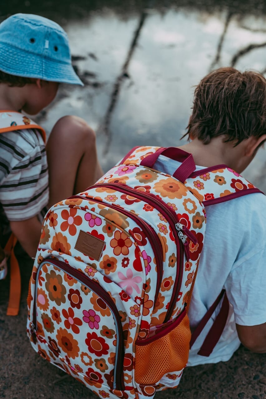 school kids backpack