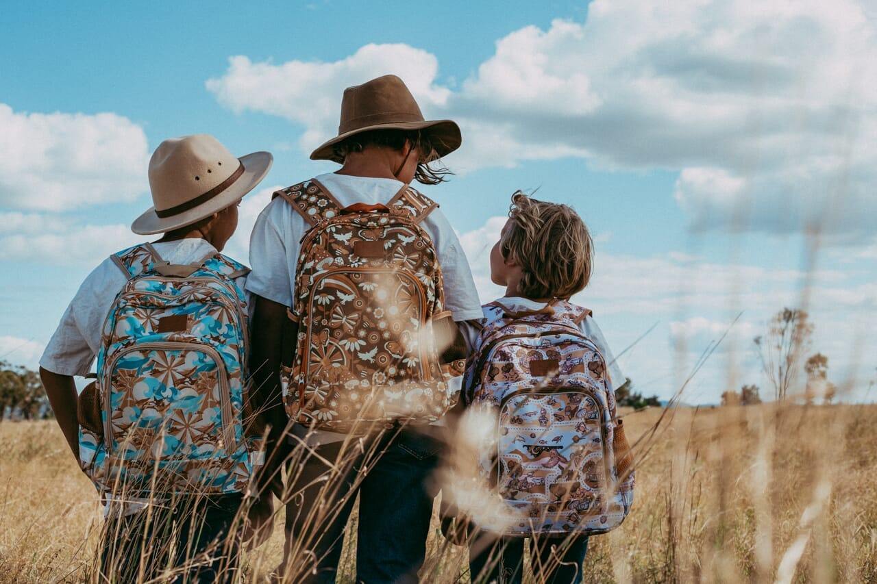 outside backpacks