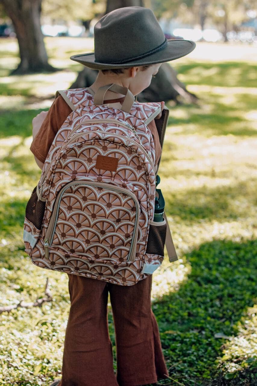 kids backpack with suns